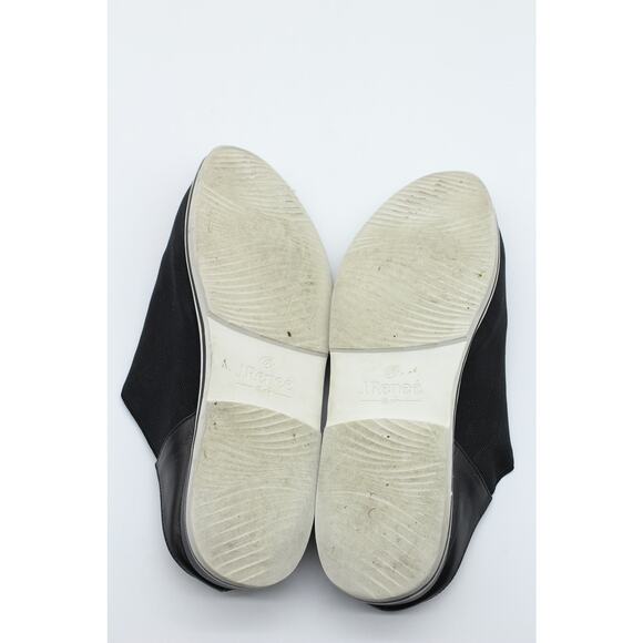 JRenee black slip on mule peasant nautical sailer basic classic casual shoes 11 - Picture 5 of 6